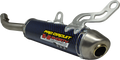 PRO CIRCUIT Ti-2 Silencer - R304 - Titanium Blue/Carbon Fiber - YZ 250