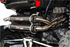 TRINITY RACING Stage 5 Dual Exhaust - Black