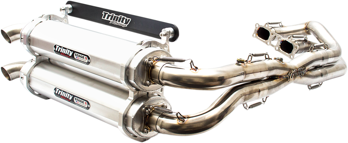 TRINITY RACING Stage 5 Dual Exhaust - Aluminum