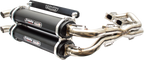 TRINITY RACING Stage 5 Dual Exhaust - Black