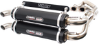 TRINITY RACING Stage 5 Dual Exhaust - Black