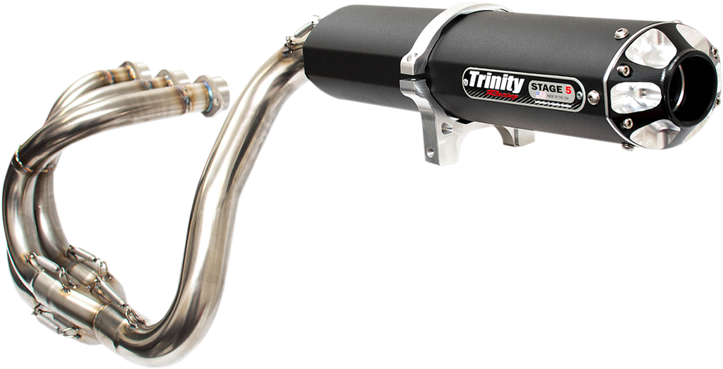 TRINITY RACING Stage 5 Exhaust System - Black