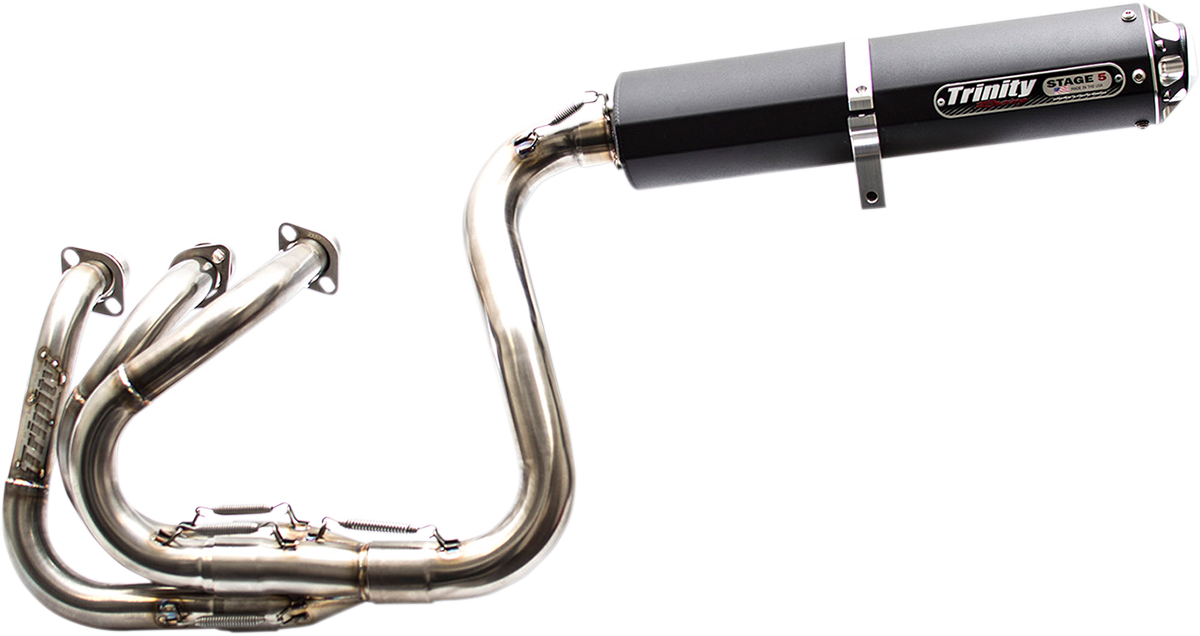 TRINITY RACING Stage 5 Exhaust System - Black