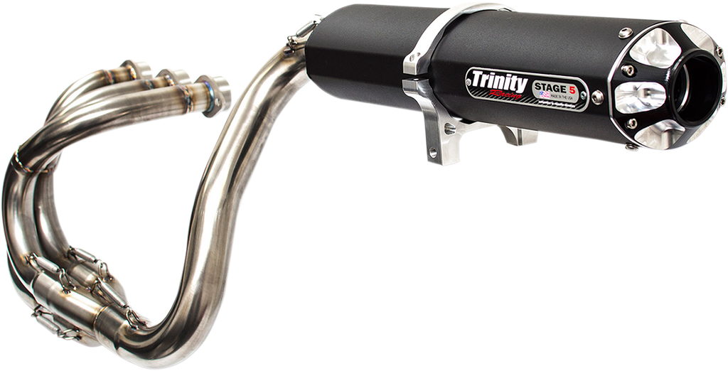 TRINITY RACING Stage 5 Exhaust System - Black
