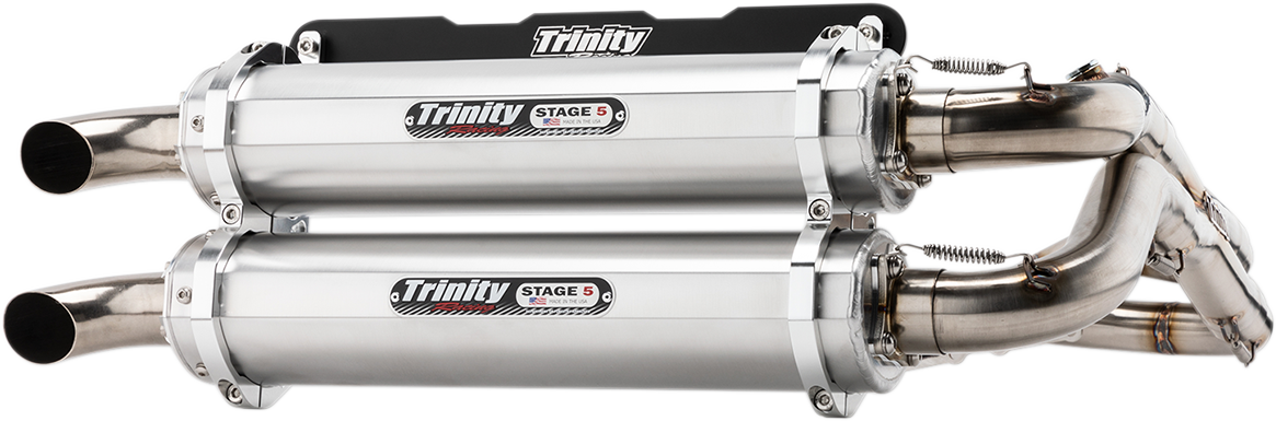 TRINITY RACING Dual Exhaust - Aluminum