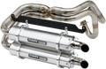 TRINITY RACING Dual Exhaust - Brushed - Talon
