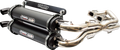 TRINITY RACING Stage 5 Dual Exhaust - Cerakote Black