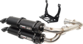 TRINITY RACING Stage 5 Dual Exhaust - Cerakote Black