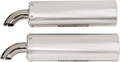 TRINITY RACING Full Dual Exhaust System - Brushed - RZR XP 1000