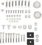 TRINITY RACING Full Dual Exhaust System - Brushed - RZR XP 1000