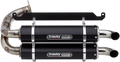 TRINITY RACING Stage 5 Slip-On Dual Muffler - Black