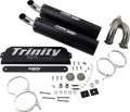 TRINITY RACING Stage 5 Slip-On Mufflers - Black