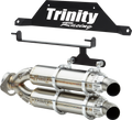 TRINITY RACING Slip-On Muffler - Stainless Steel