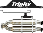TRINITY RACING Slip-On Muffler - Stainless Steel