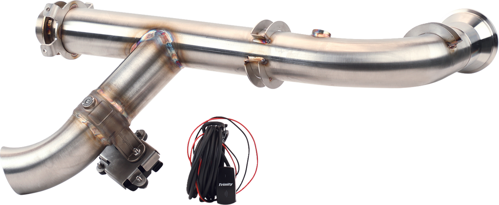 TRINITY RACING Slip-On Muffler - Stainless Steel