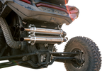 TRINITY RACING Dual Slip-On Mufflers - Brushed Stainless Steel
