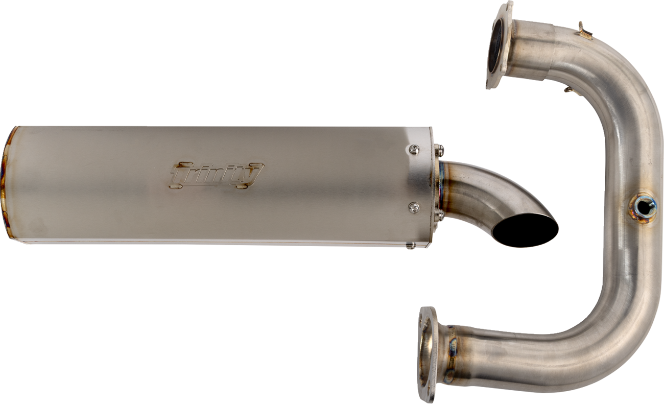TRINITY RACING Slip-On Muffler - Stainless Steel - Talon 1000R/X