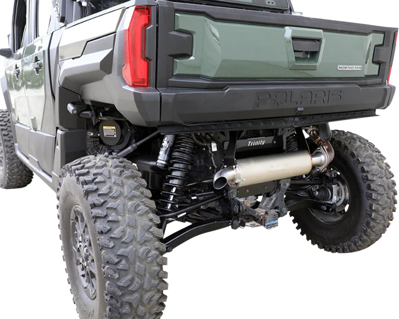 TRINITY RACING Slip-On Muffler - Stainless Steel - Xpedition
