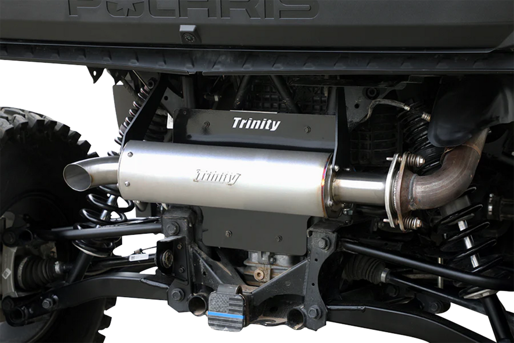TRINITY RACING Slip-On Muffler - Stainless Steel - Xpedition