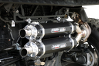 TRINITY RACING Slip-On Muffler - Black - Dual - Xpedition