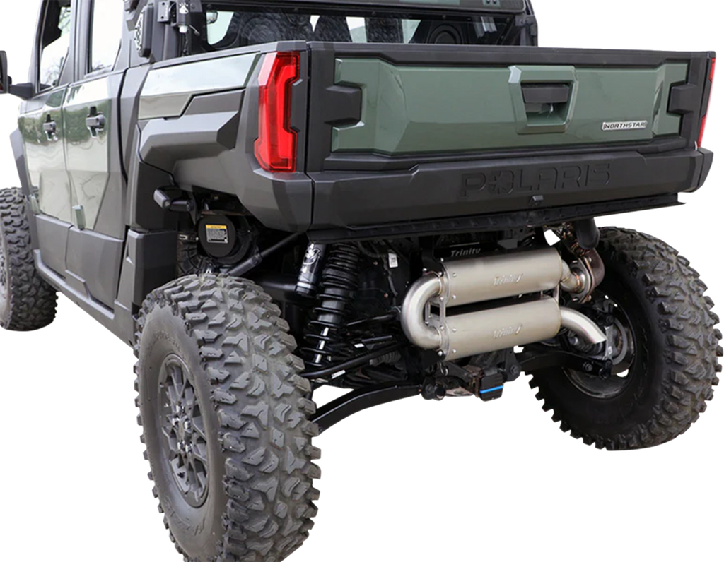 TRINITY RACING Quiet Slip-On Muffler - Stainless Steel - Dual - Xpedition