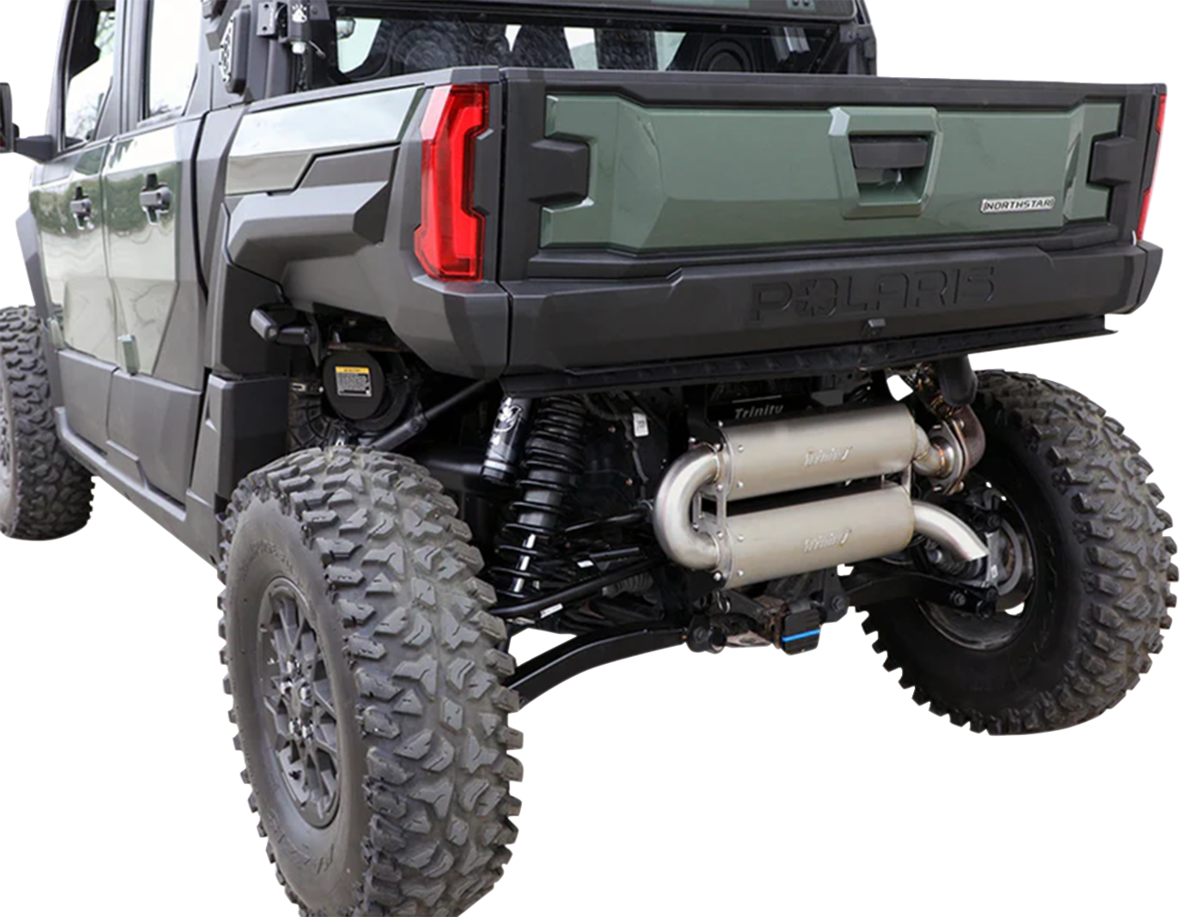 TRINITY RACING Quiet Slip-On Muffler - Stainless Steel - Dual - Xpedition