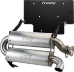 TRINITY RACING Quiet Slip-On Muffler - Stainless Steel - Dual - Xpedition