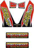 PRO CIRCUIT T-6 Mini Decal - Red