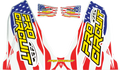 PRO CIRCUIT T-6 Mini/Dual Decal - Stars and Stripes