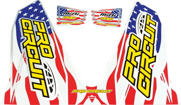 PRO CIRCUIT T-6 Mini/Dual Decal - Stars and Stripes