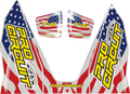 PRO CIRCUIT T-6 Decal - Stars and Stripes
