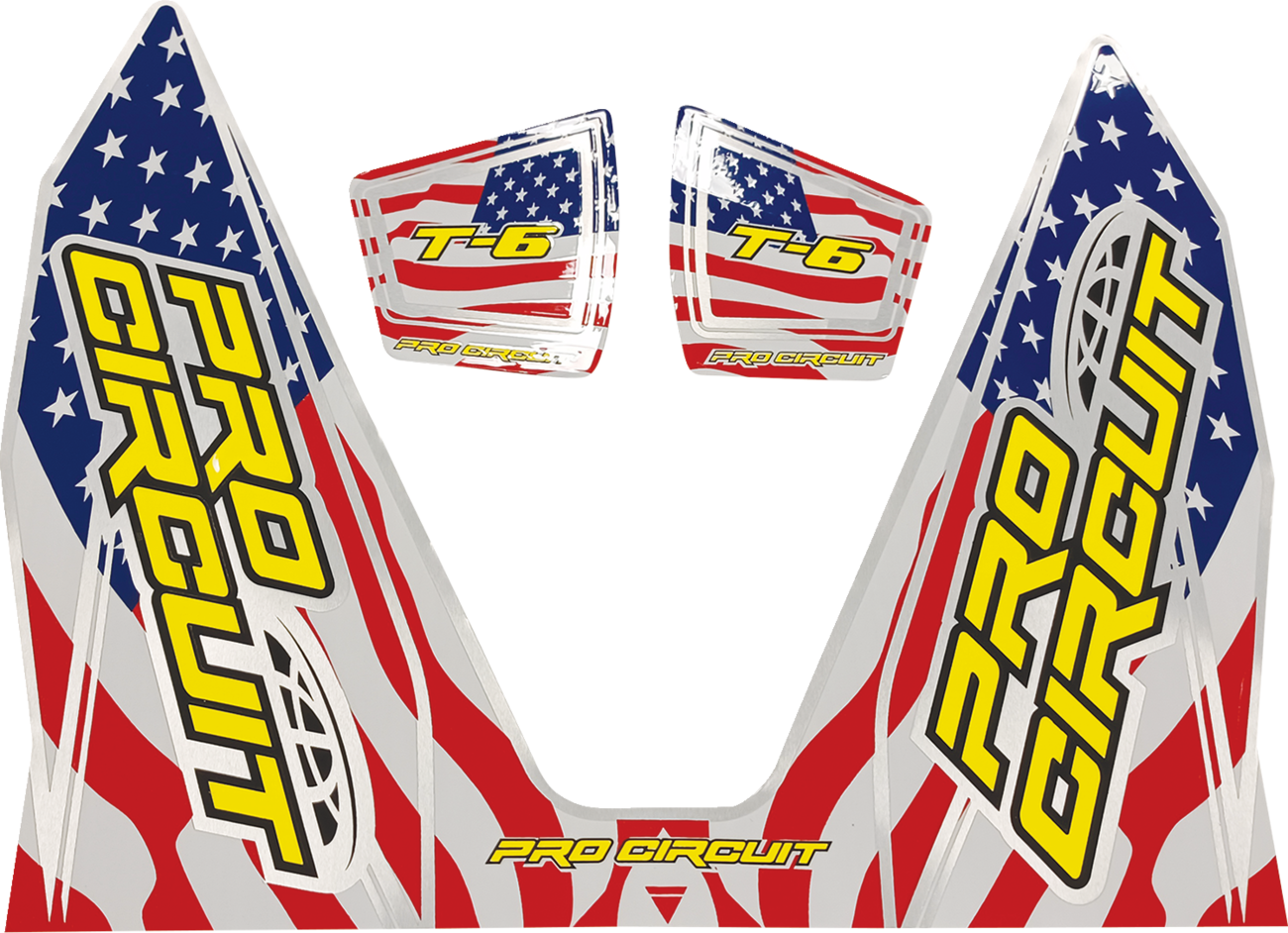 PRO CIRCUIT T-6 Decal - Stars and Stripes