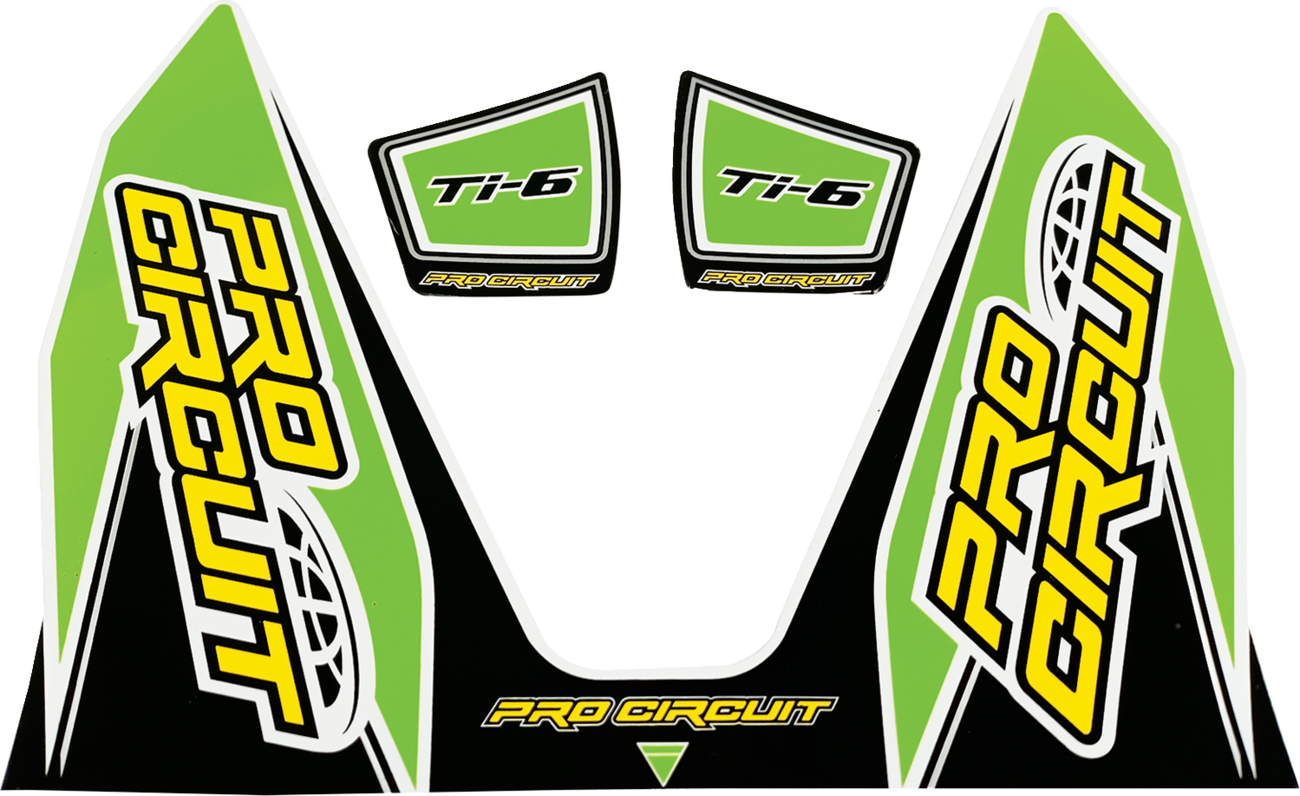 PRO CIRCUIT Ti-6 Decal - Green