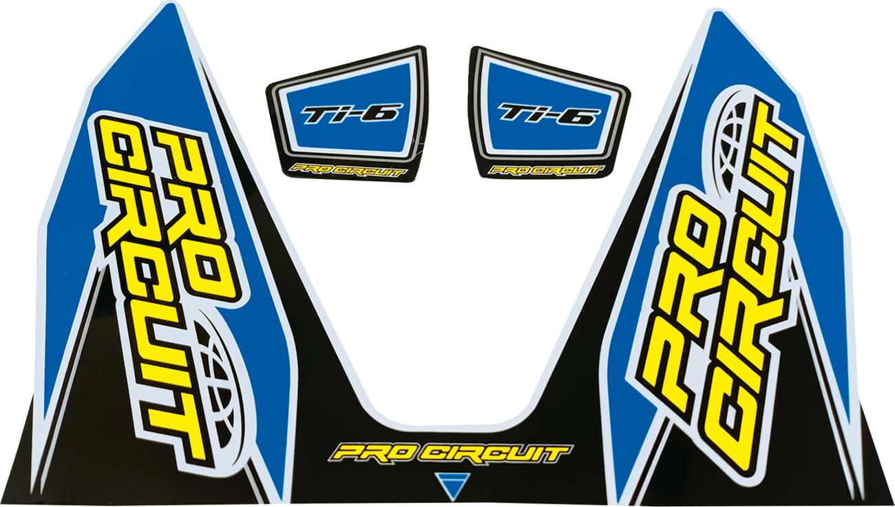 PRO CIRCUIT Ti-6 Decal - Light Blue