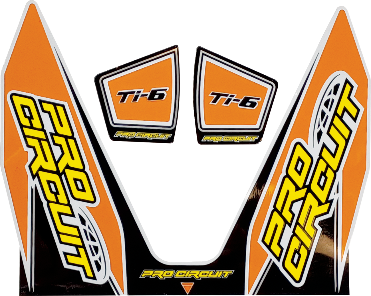 PRO CIRCUIT Ti-6 Decal - Orange