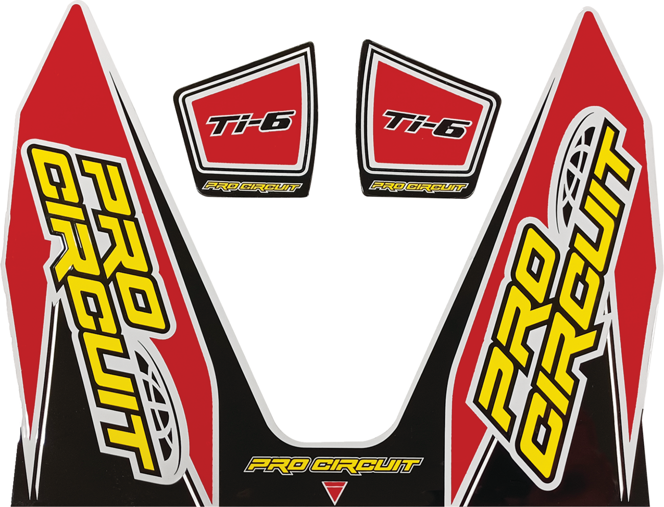 PRO CIRCUIT Ti-6 Decal - Red