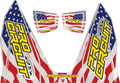 PRO CIRCUIT Ti-6 Decal - Stars and Stripes