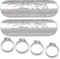 Drag Specialties Heat Shield Flame Skull
