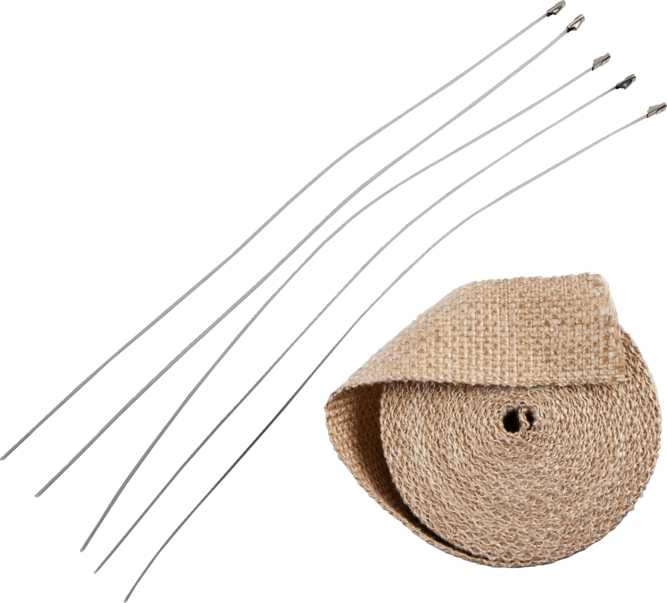 Drag Specialties Wrap Exhaust 2'X25' Tan W/tie