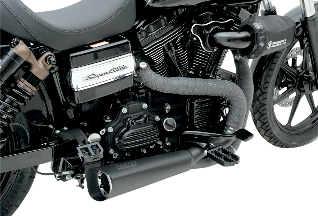 Drag Specialties Wrap Exhaust 2'X25' Blk W/tie