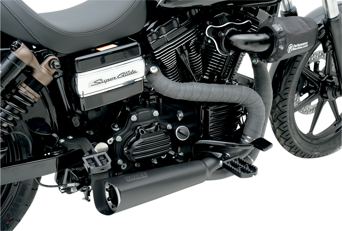 Drag Specialties Wrap Exhaust 2'X25' Blk W/tie