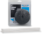 Drag Specialties Wrap Exhaust 2'X25' Blk W/tie