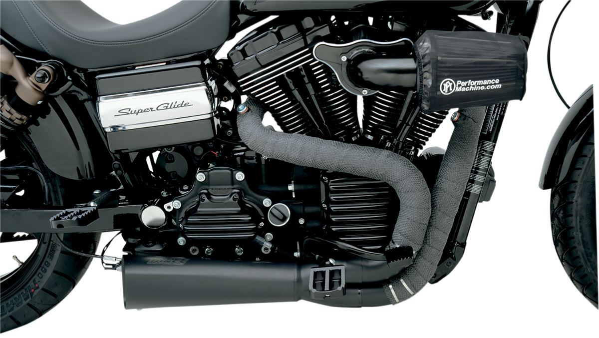 Drag Specialties Wrap Exhaust 2'X25' Blk W/tie