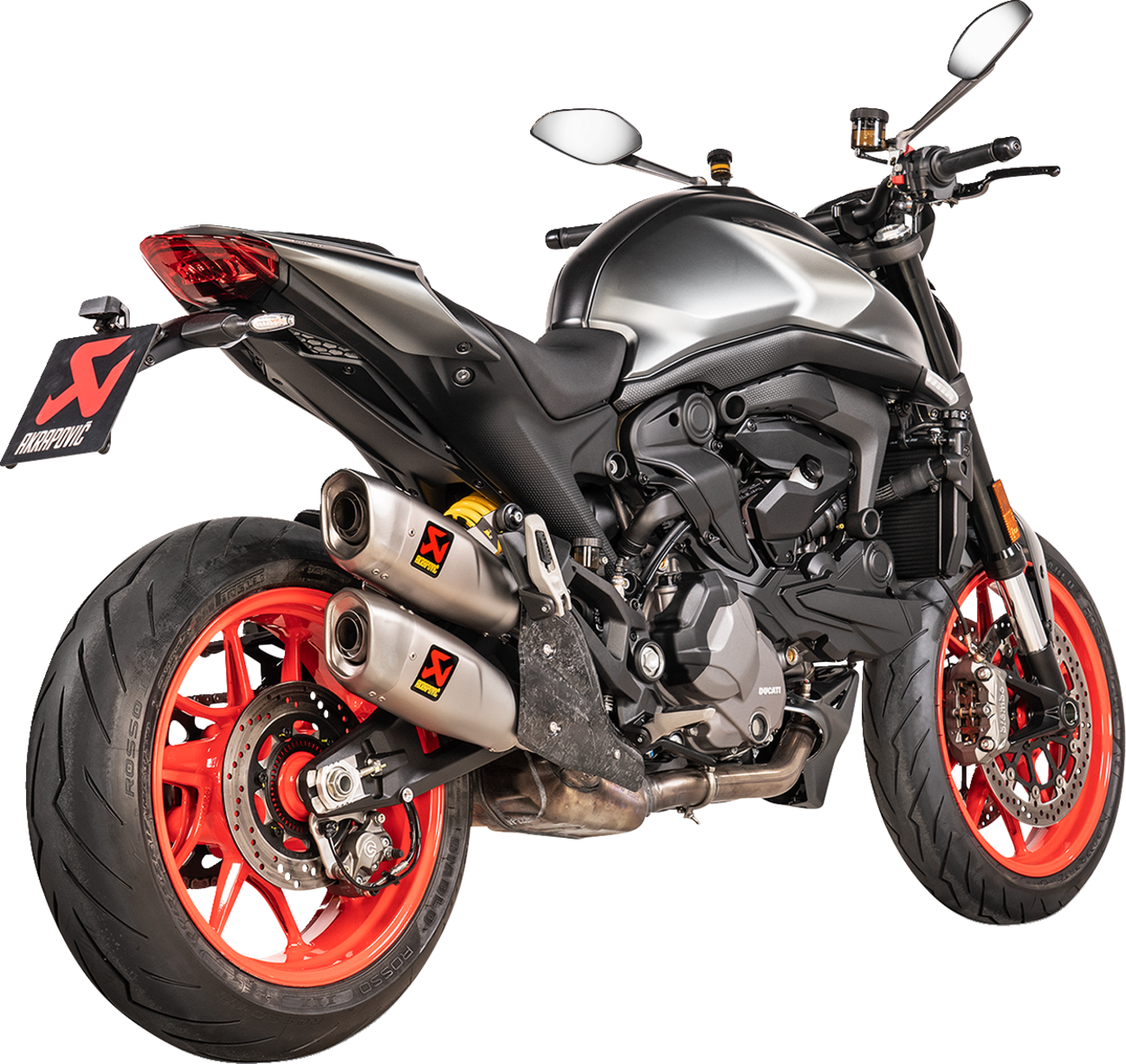 AKRAPOVIC Heat Shield - Carbon Fiber - Monster