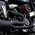 VANCE & HINES Hi-Output RR Heat Shield Kit - Black - Stainless Steel