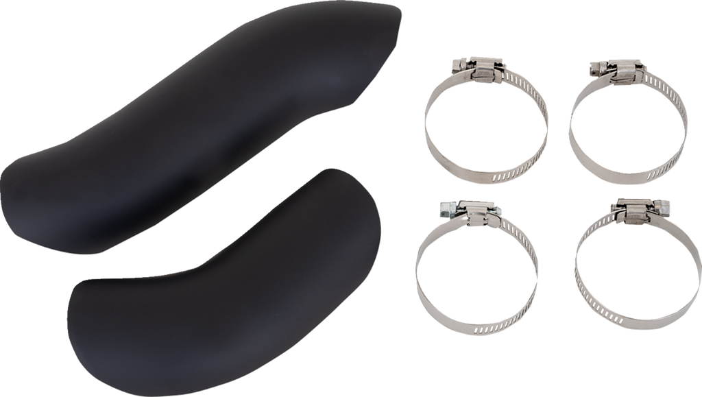 VANCE & HINES Hi-Output RR Heat Shield Kit - Black - Stainless Steel