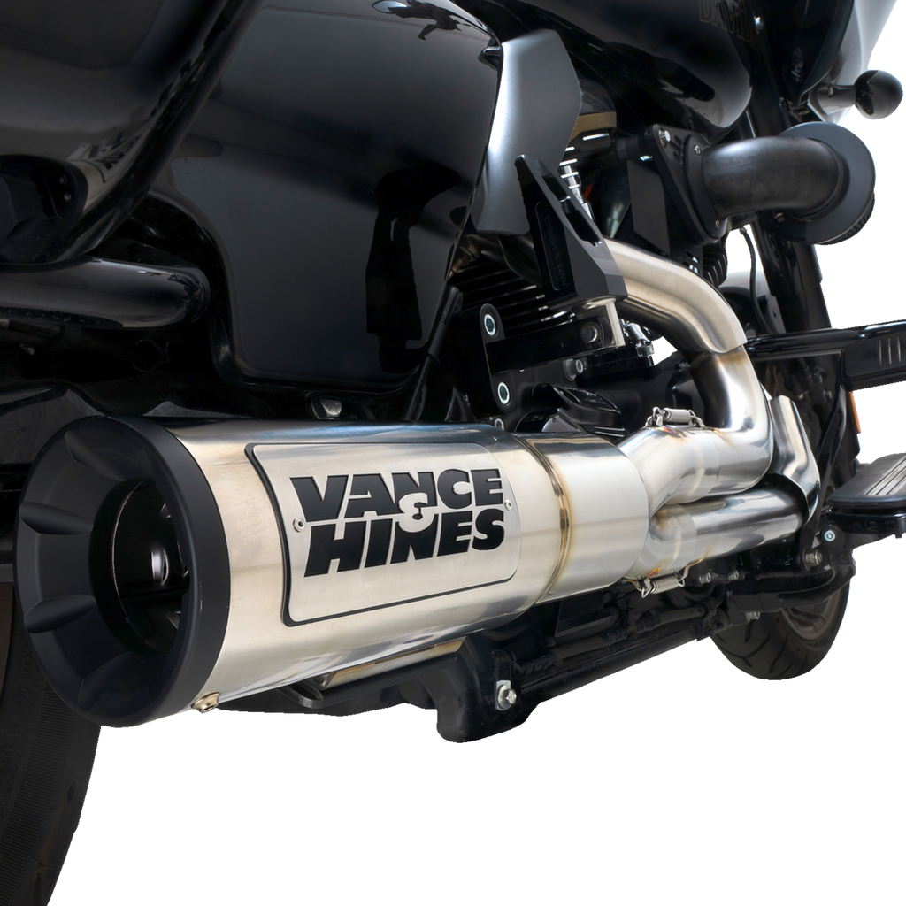 VANCE & HINES Hi-Output RR Heat Shield Kit - Black - Stainless Steel
