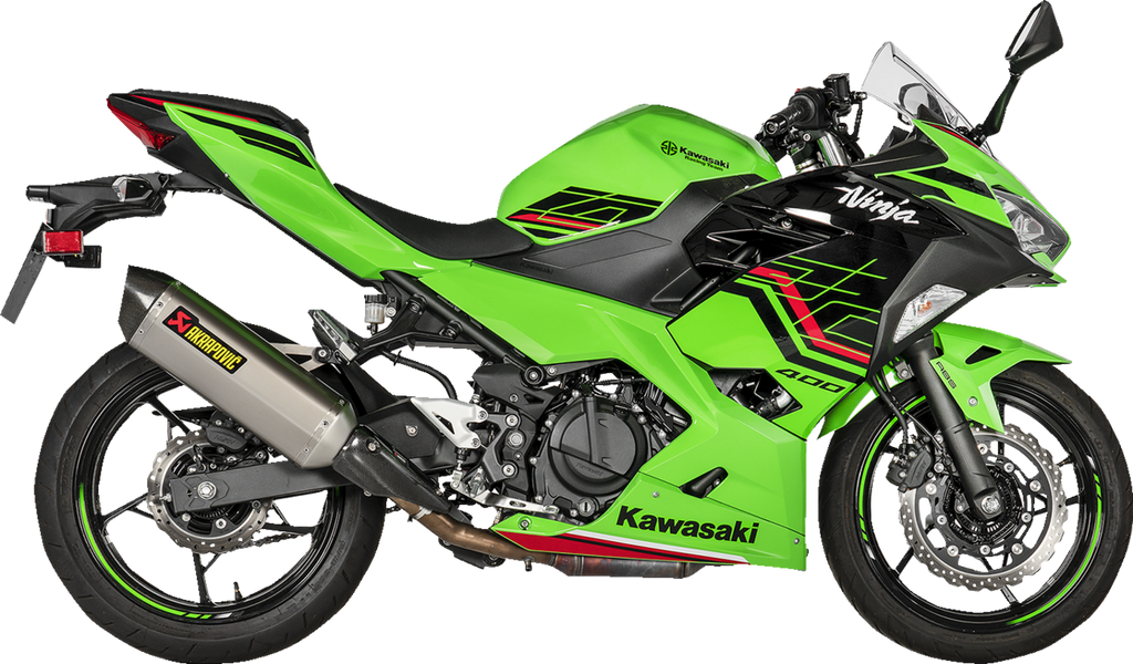 AKRAPOVIC Heat Shield - Carbon Fiber - Ninja 400/Z400/500/Z500