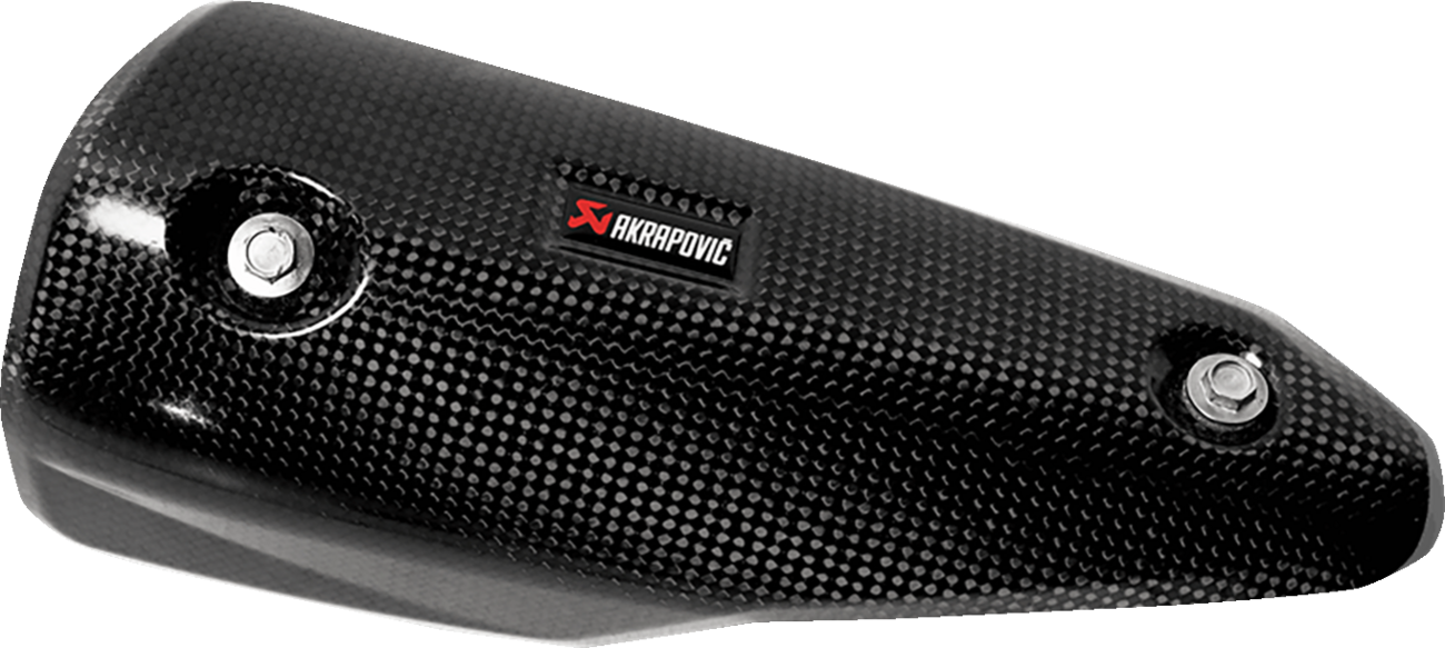 AKRAPOVIC Heat Shield - Carbon Fiber - Ninja 400/Z400/500/Z500