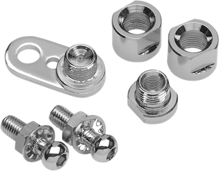 Drag Specialties Chrome Turn Sing Swivel